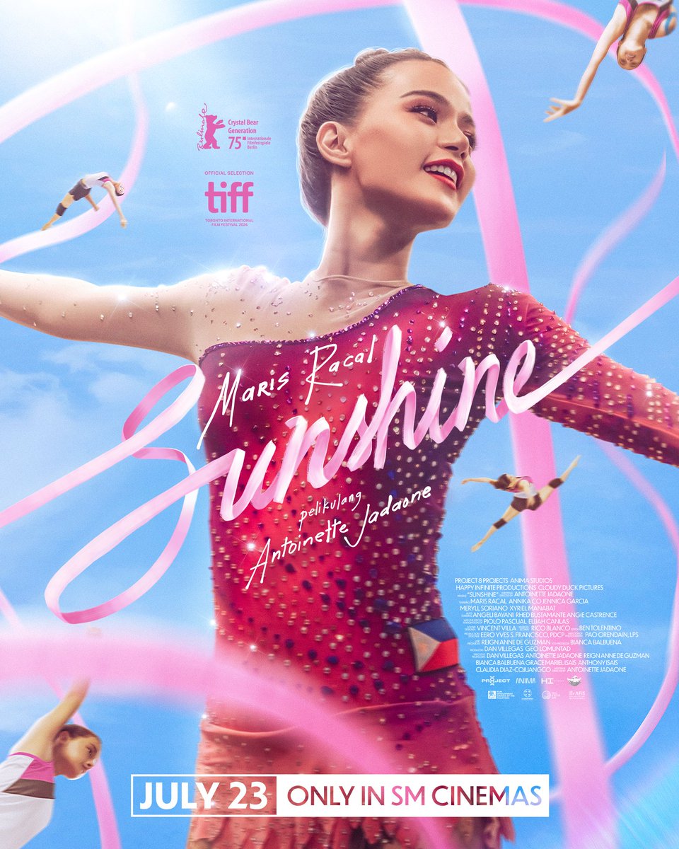This is her moment. Maris Racal is SUNSHINE. Pelikulang Antoinette Jadaone.

ONE MONTH TO GO before SUNSHINE starts showing ONLY in SM Cinemas. Ticket prices at P275 Metro Manila | P230 Provincial.
Get your tickets NOW!

⁠#SunshineMovie 
#SunshineMovieAtSMCinema