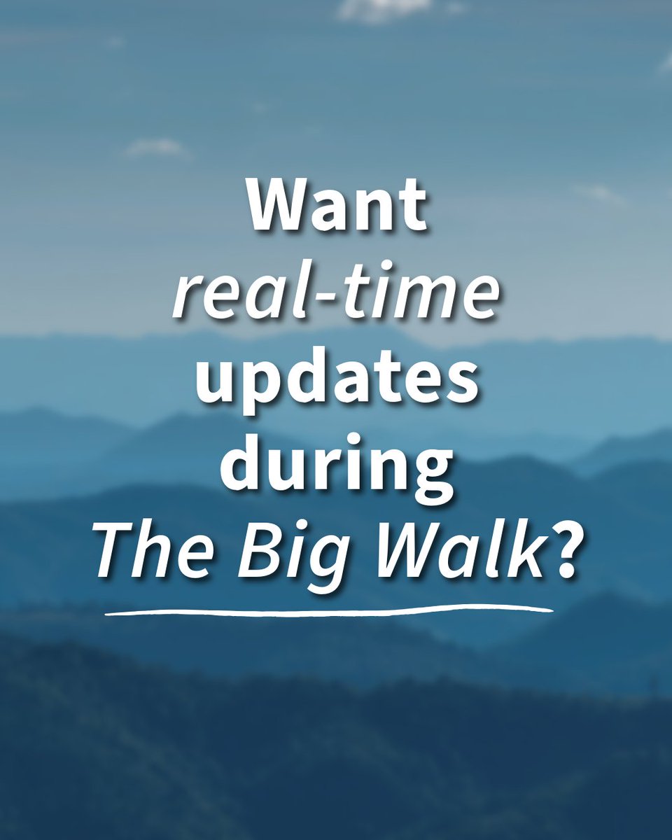This Friday...The Big Walk is back! 🎉

Wherever you are on the day, you can still be part of the adventure as our intrepid walkers tackle the Peaks. Go to our Facebook for live updates all day! 🙌