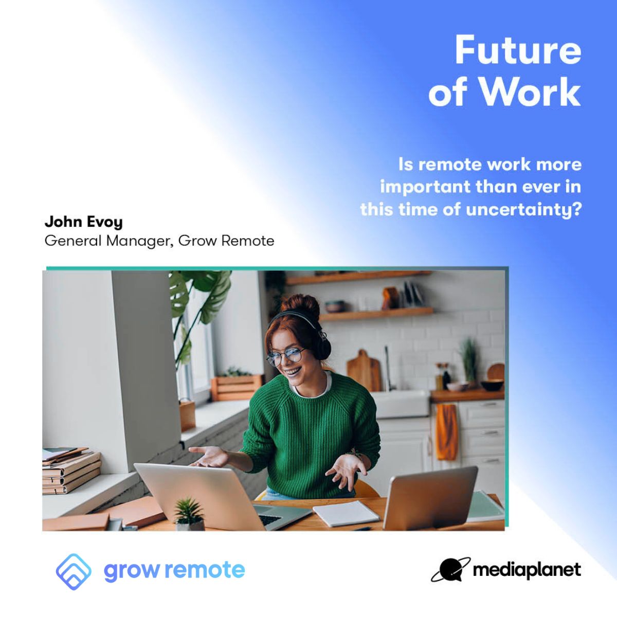 The Future of Work Campaign 2025 launches today, identifying and analysing critical trends
which are shaping the landscape of work within Ireland.

📈  CSO data show that 35% of Ireland's workforce are engaged in some form of remote work.