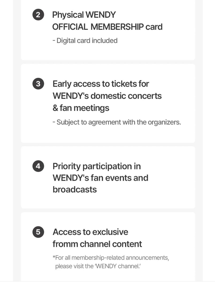 Wendy will have a special fanmeeting in CHONGQING, CHINA on July 12! 💙

Purchase Official Wendy Membership kit to get early access to tickets 👇
🎟 store.frommyarti.com/en/goods/24289

#WENDY #웬디