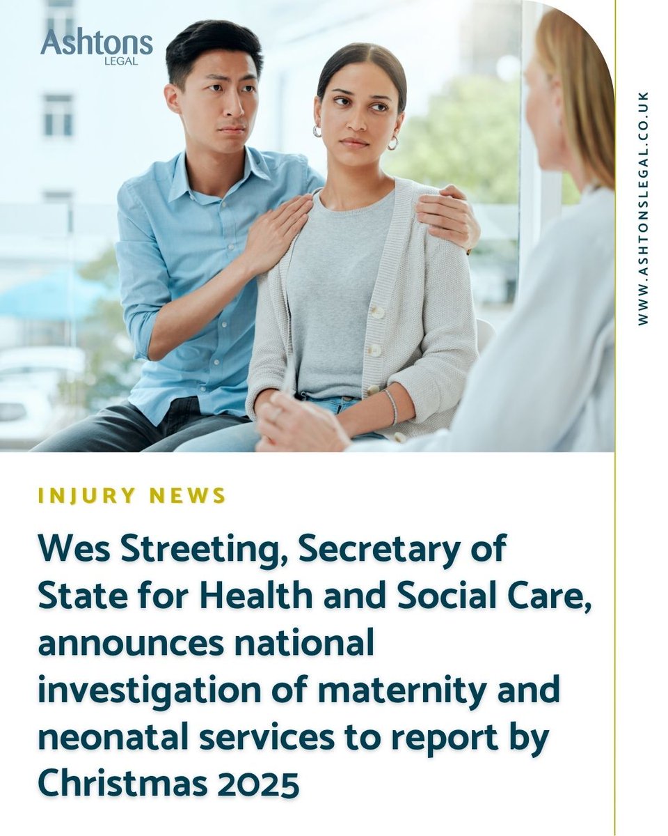 Today, at a speech to the Royal College of Midwives, Secretary of State for Health and Social Care, Wes Streeting, announced a Darzi investigation into the state of NHS maternity and neonatal services, to be reported by Christmas 2025: bit.ly/45BvlBI