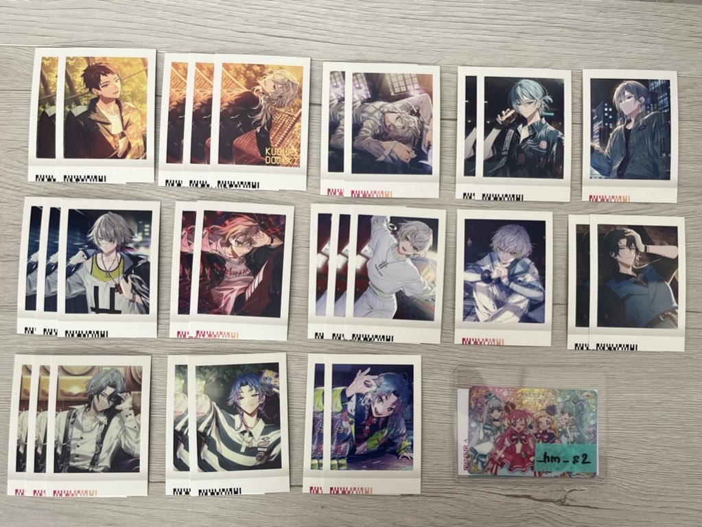 _hm_s2's tweet photo. 18TRIP エイトリ ぱしゃこれ 特典 交換 譲渡 買取

【譲】画像参照 又は90円(+送料)

【求】雪風 練牙(友人分) 全種 又は90円(+送料)

N⇆箔は比率違いで交換可
特典⇆ぱしゃこれでも可
検索からでも是非お声がけください。 https://t.co/LBdGHlZRYo