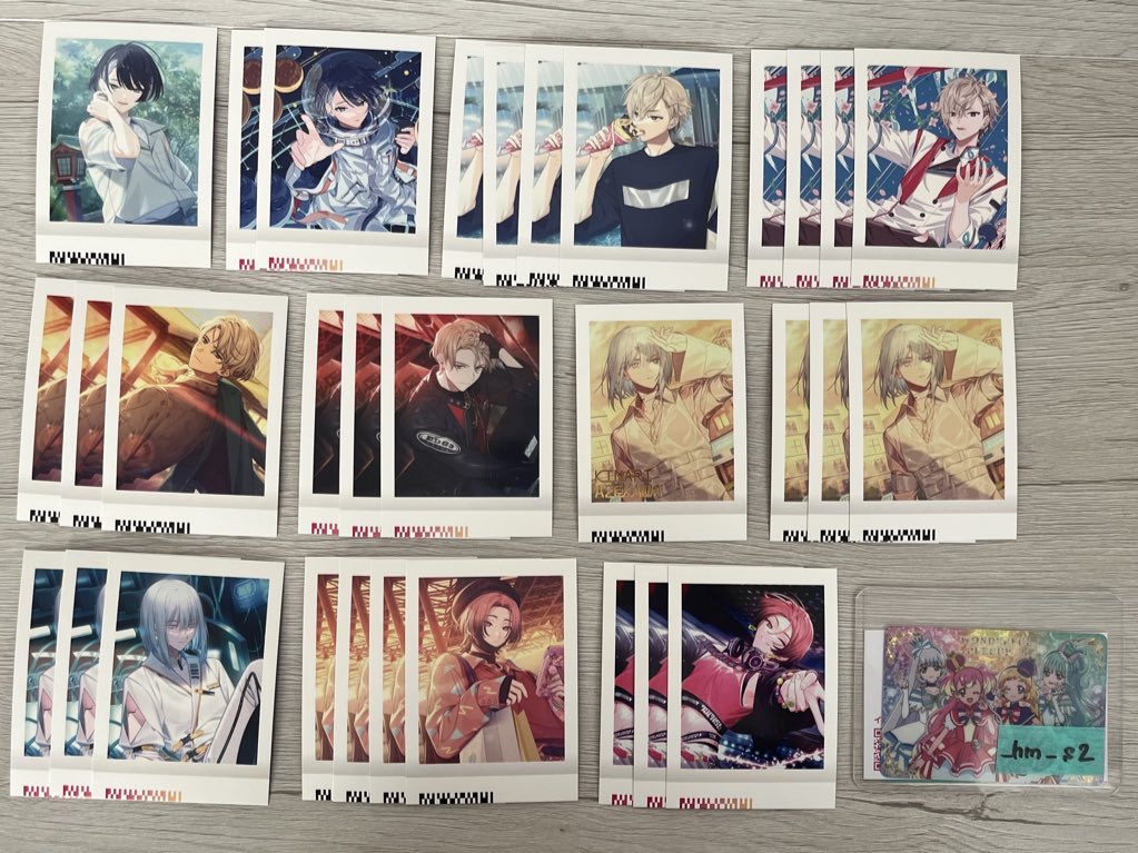 _hm_s2's tweet photo. 18TRIP エイトリ ぱしゃこれ 特典 交換 譲渡 買取

【譲】画像参照 又は90円(+送料)

【求】雪風 練牙(友人分) 全種 又は90円(+送料)

N⇆箔は比率違いで交換可
特典⇆ぱしゃこれでも可
検索からでも是非お声がけください。 https://t.co/LBdGHlZRYo