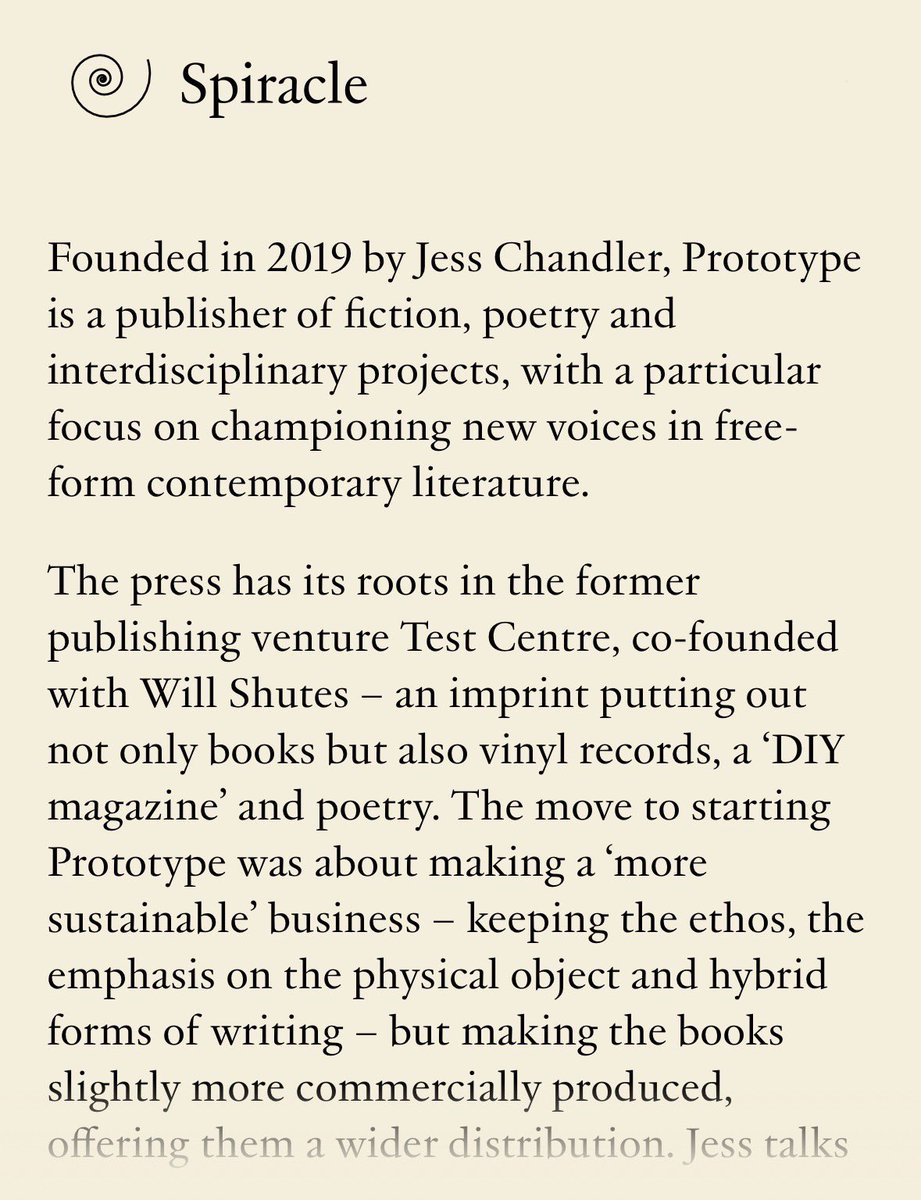 IndiePressNet's tweet image. ‘It’s very much a life as well as a job’

Indie Press Network’s Will Dady @renardpress talks to Jess Chandler about @prototypepubs, books, the indie-press scene and more on this month’s @spiraclehq’s indie-press Spotlight

spiracleaudiobooks.com/articles/spotl…