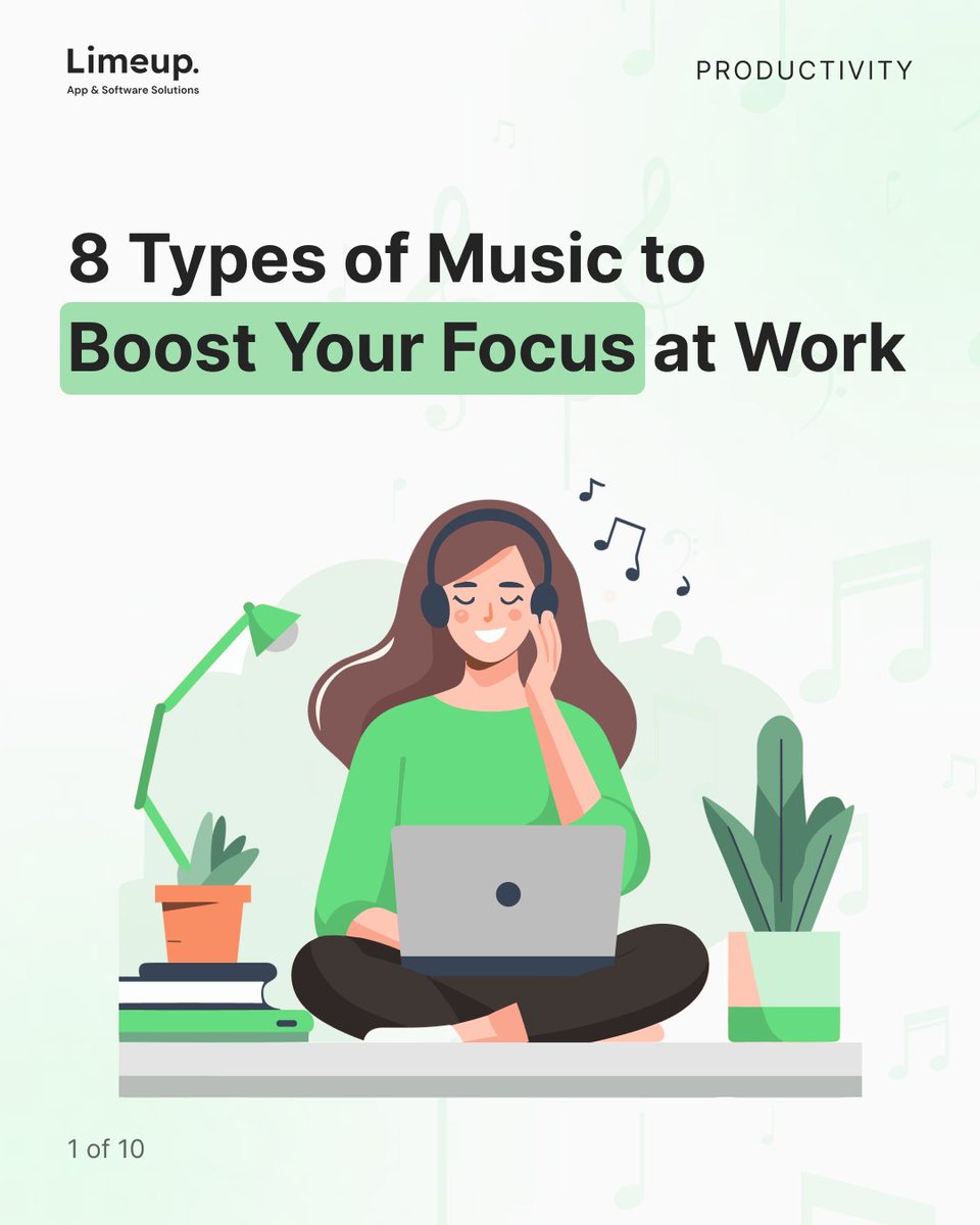 limeup_io's tweet image. Need to focus? Try music 🎧
From classical to lo-fi to nature sounds — the right playlist can turn chaos into concentration.
Which one gets you in the zone?👇

#MusicForWork #DeepFocus #ProductivityTips #FocusMusic #Limeup