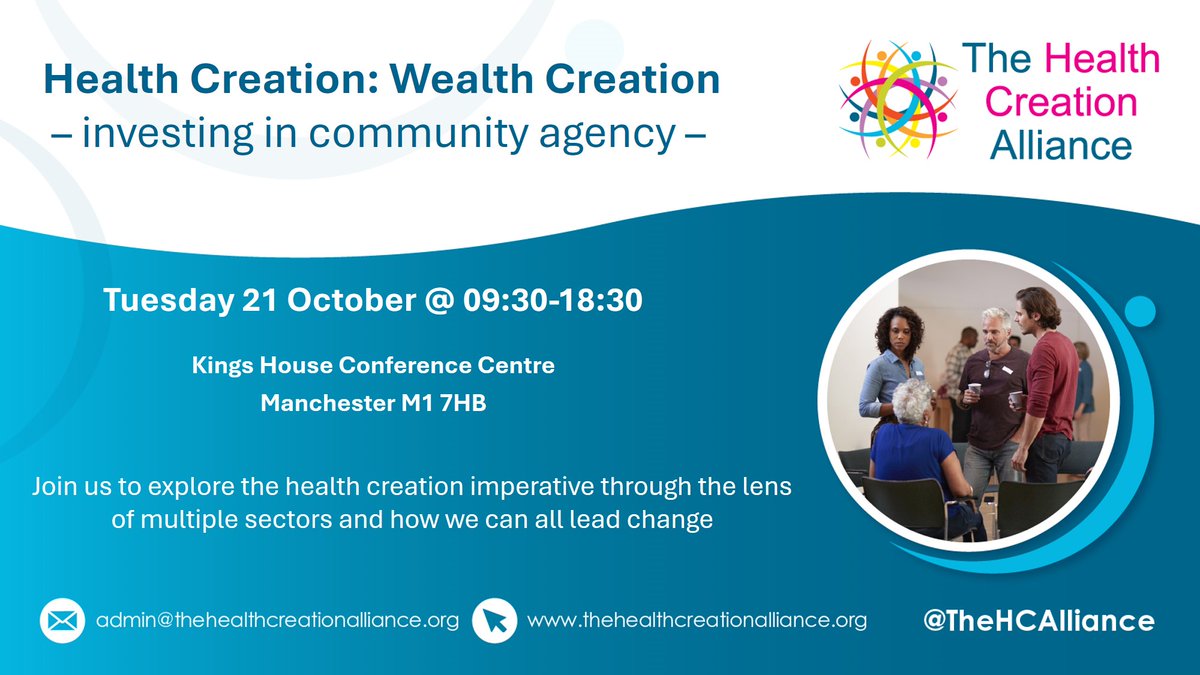 Join others reducing #healthinequity #healthcareinequalities
Book your place here:  bit.ly/3FJVx2x
#communities #crosssector #health