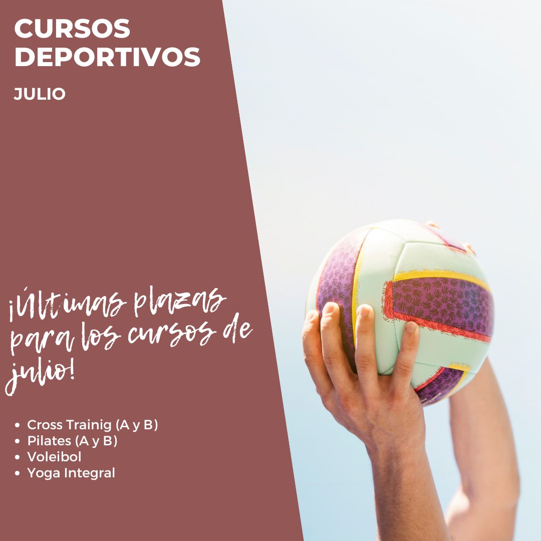 #Noticias_UBU | ¡ÚLTIMAS PLAZAS PARA LOS CURSOS DEPORTIVOS DE JULIO!

¿Aún no te has apuntado? ¡Estás a tiempo!

Los cursos arrancan el 1 de julio, así que si quieres moverte, cuidarte y disfrutar del deporte este verano, ¡no lo dejes pasar! | #CursosDeportivos_UBU