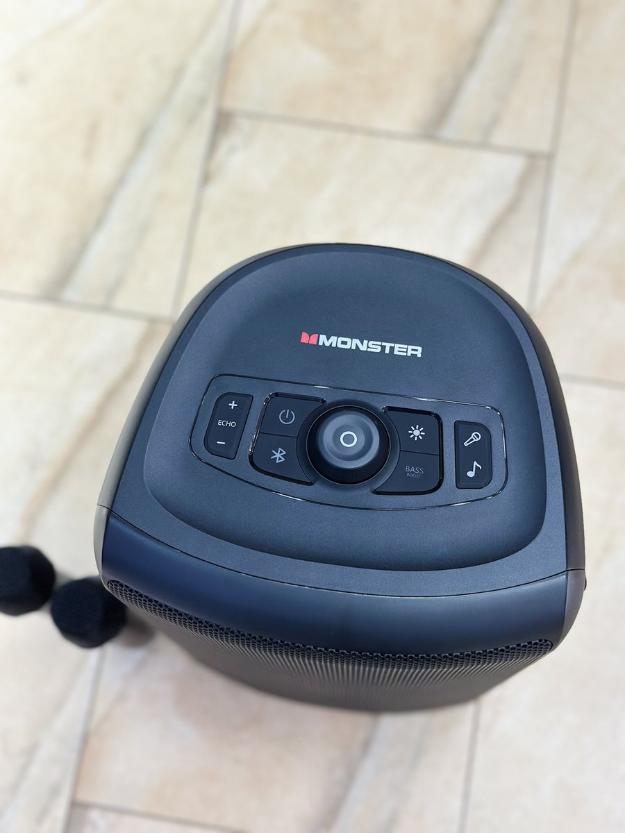 Monster Cycle Bluetooth Speaker, High Power Portable Party Speaker with 7 Lighting Effects,  24H Playtime, 🏷️850,000UGX 
#legendsaccessories