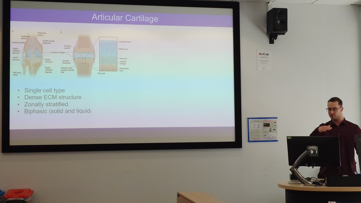 KasiaPirog1's tweet image. It's viva time! @marc_vlad24 presenting 4 years of his work on tissue engineering of cartilage. Well done Marc, and good luck! @CGM_NCL @IGM_Skeletal #proudsupervisor