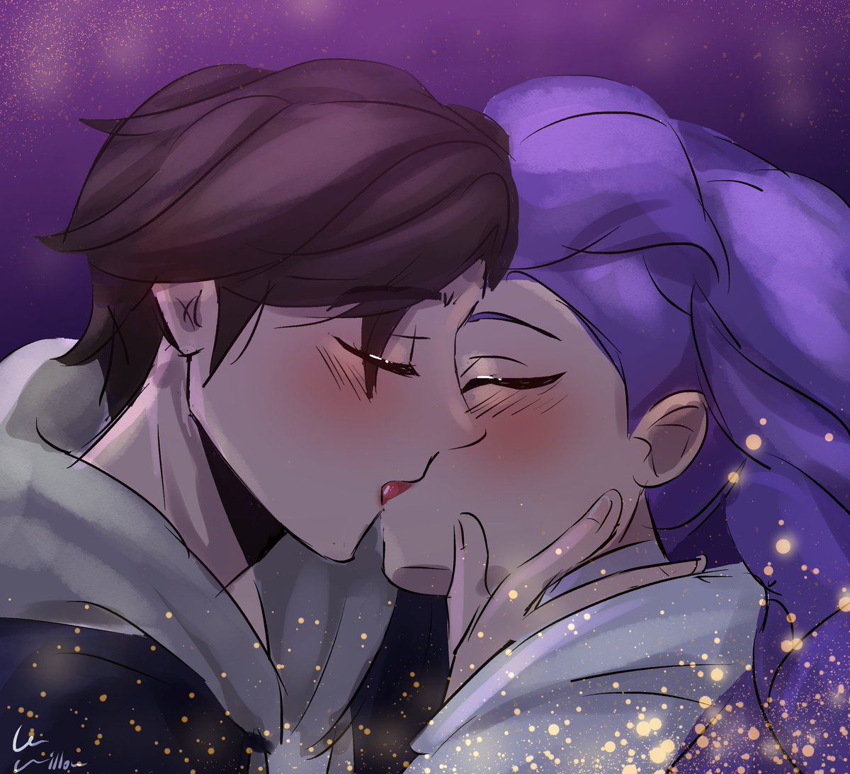 Willow_beee's tweet image. The good ending between these two &amp;gt;&amp;gt;&amp;gt;&amp;gt; #KPOPDEMONHUNTERS #kpopdemonhuntersnetflix #kpopdemonhuntersfanart #kpopdemonhunter #fanart #jinuxrumi #jinu #rumi