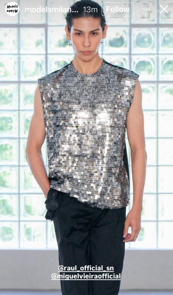 RaulThaifan's tweet image. #modelsmilano 
#MiguelVieira #ラウール　
#Raul #SnowMan #MilanFashionWeek 
🔗 instagram.com/stories/models…