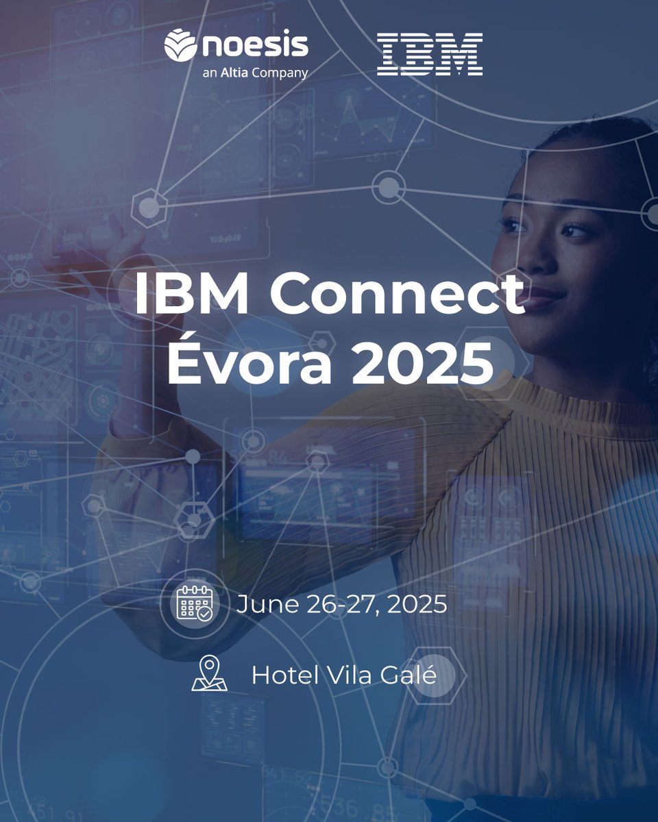 Noesis_Portugal's tweet image. Noesis is heading to #IBMConnect Évora 2025 as a Gold Partner!
🔹 June 26–27 | Vila Galé Évora
Don’t miss our session with Noesis experts &amp;amp; a testimonial from Crédito Agrícola - sharing real-world strategies in #AI, #Integration &amp;amp; #FinOps.

🔗 Register: eu1.hubs.ly/H0lbgrz0