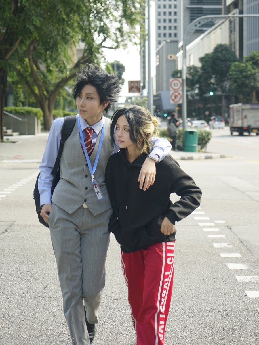 aatsuya_3's tweet photo. Kuroken with a side of unglam 

#Kuroken #cosplay #haikyuu https://t.co/8PUto8o1qI