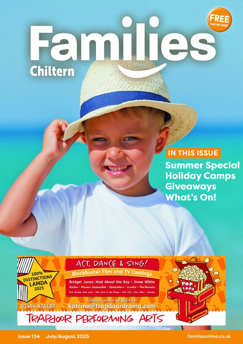☀️ Our new Summer issue is here! Packed with local family adventures, camps &amp; workshops, and reviews from our Junior Reporters. Plus the chance to WIN a Golden Ticket to the Roald Dahl Museum! 🏆🍫
Grab a copy or read online now!
#FamilyFun #SummerVibes #GoldenTicket