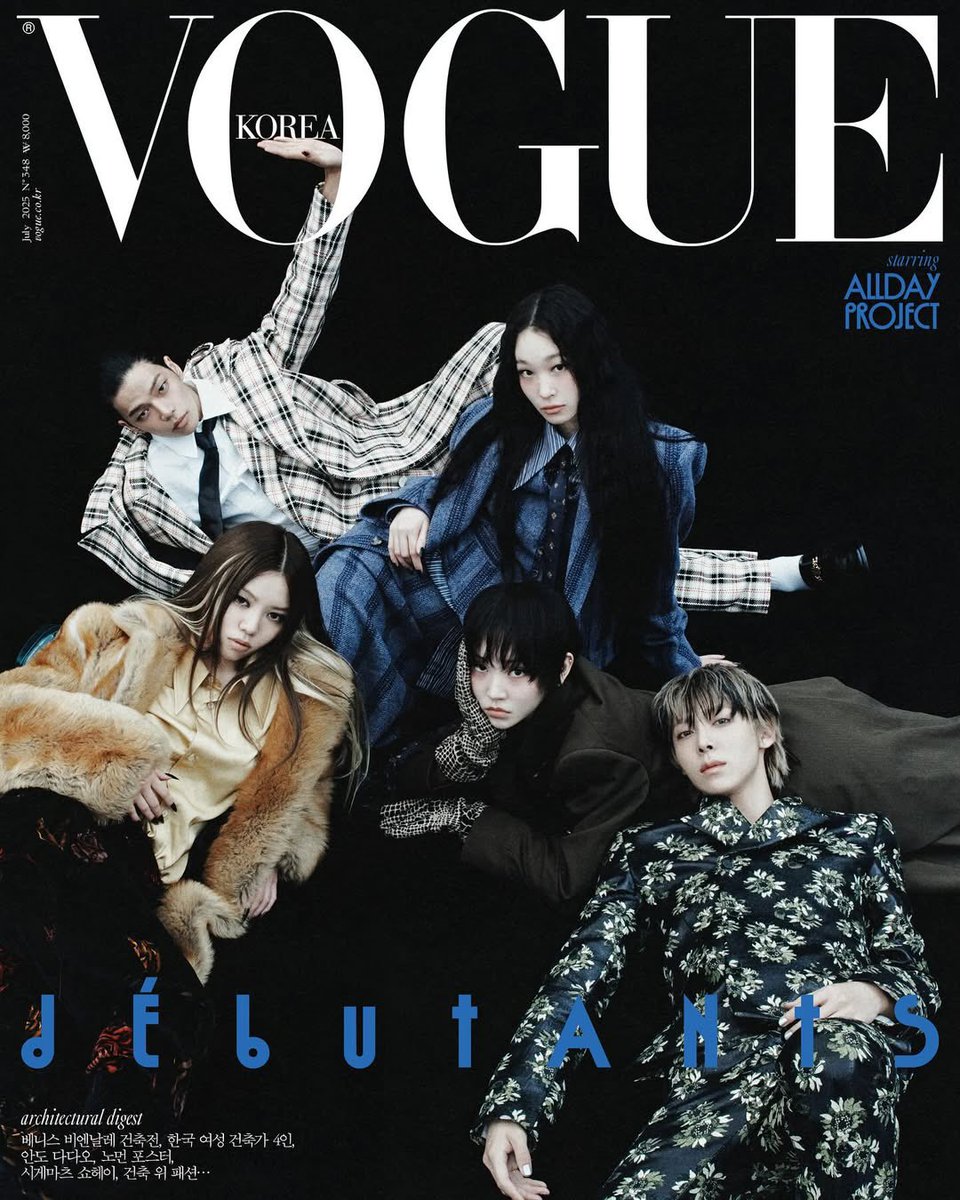 ALLDAY PROJECT for the cover of Vogue Korea July issue.