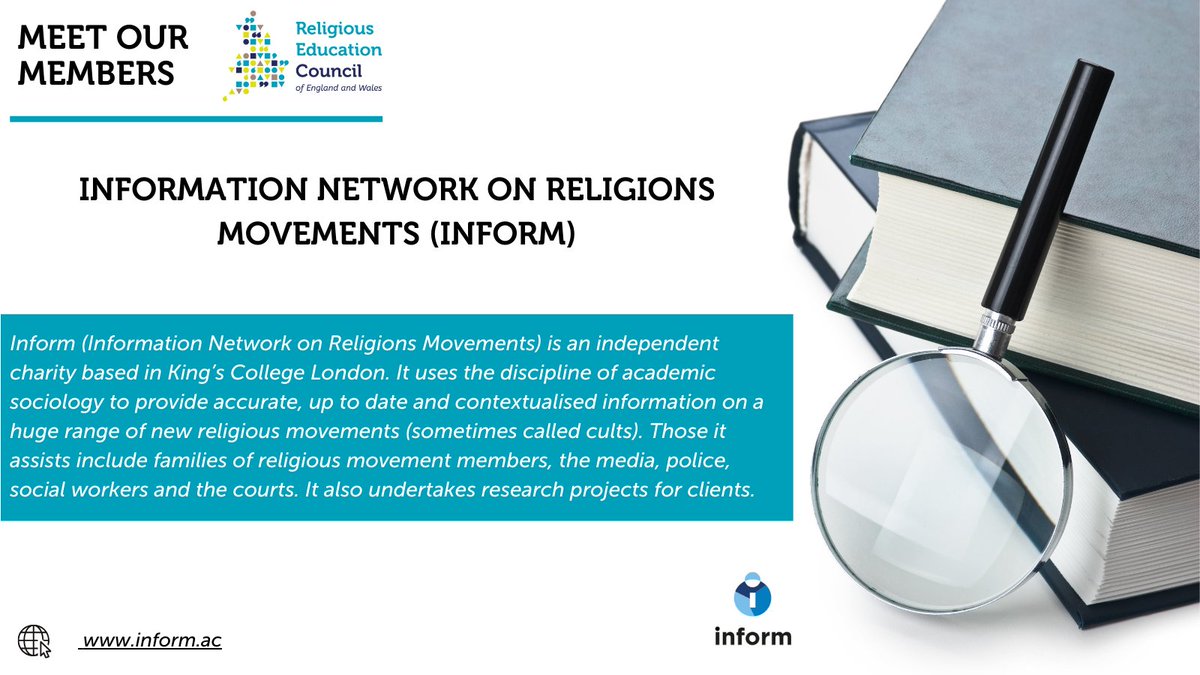 The REC represents the collective interests of a wide variety of professional associations &amp; religious or non-religious communities in deepening and strengthening provision for religious education.  

Learn more about one of our members <a href="/InformReligion/">INFORM</a> below ⬇️