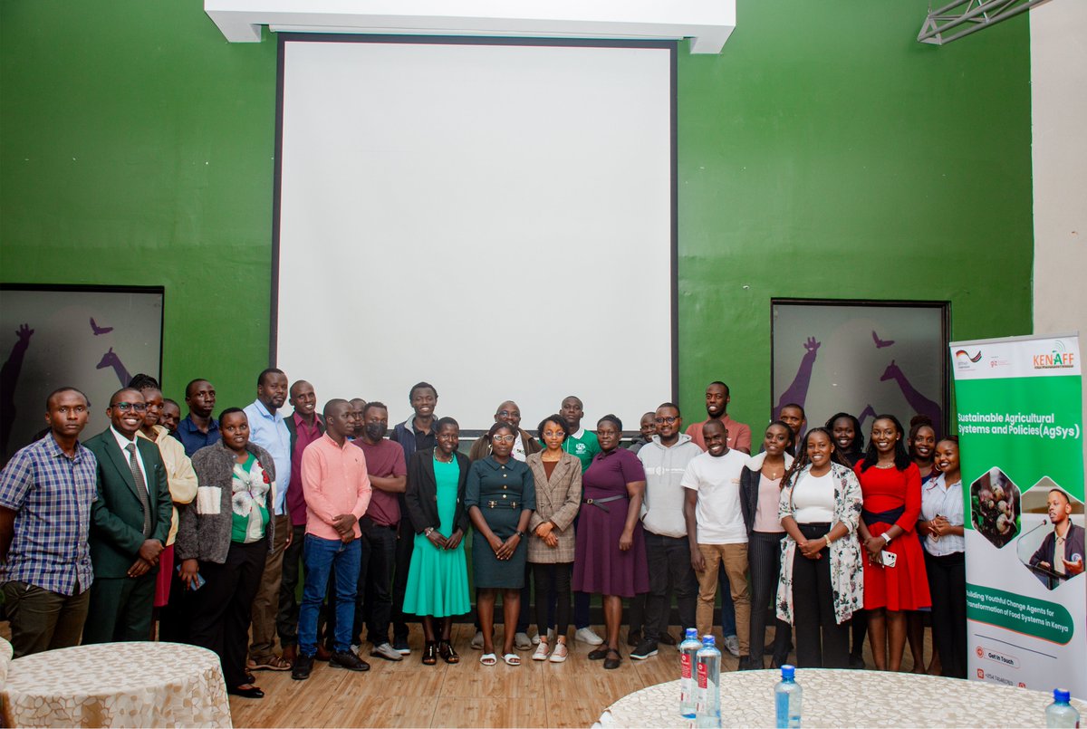 kenaff_farmers's tweet photo. KENAFF hosted an #AgSysProject workshop on June 20 to validate a youth-focused training manual & share findings on barriers to youth in agri-policy.
Thanks to: @PelumKenya @GIZKenya @AmkaAfrica @KASA254 @NYCYouthVoice
#NationalYouthCouncil #YouthEmpowerment #KENAFFYoung #GIZKenya https://t.co/ECg5P2ss50
