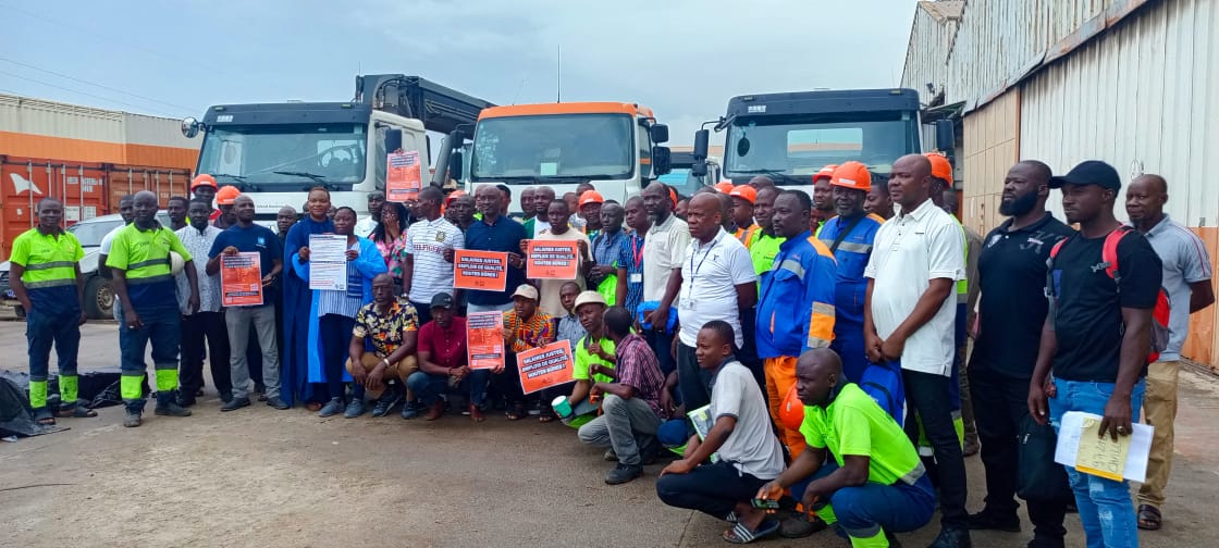 🇨🇮 Côte d'Ivoire  -  unions organising dockers and truck drivers on the ground to push for Safe Rates.

#SafeRatesSaveLives