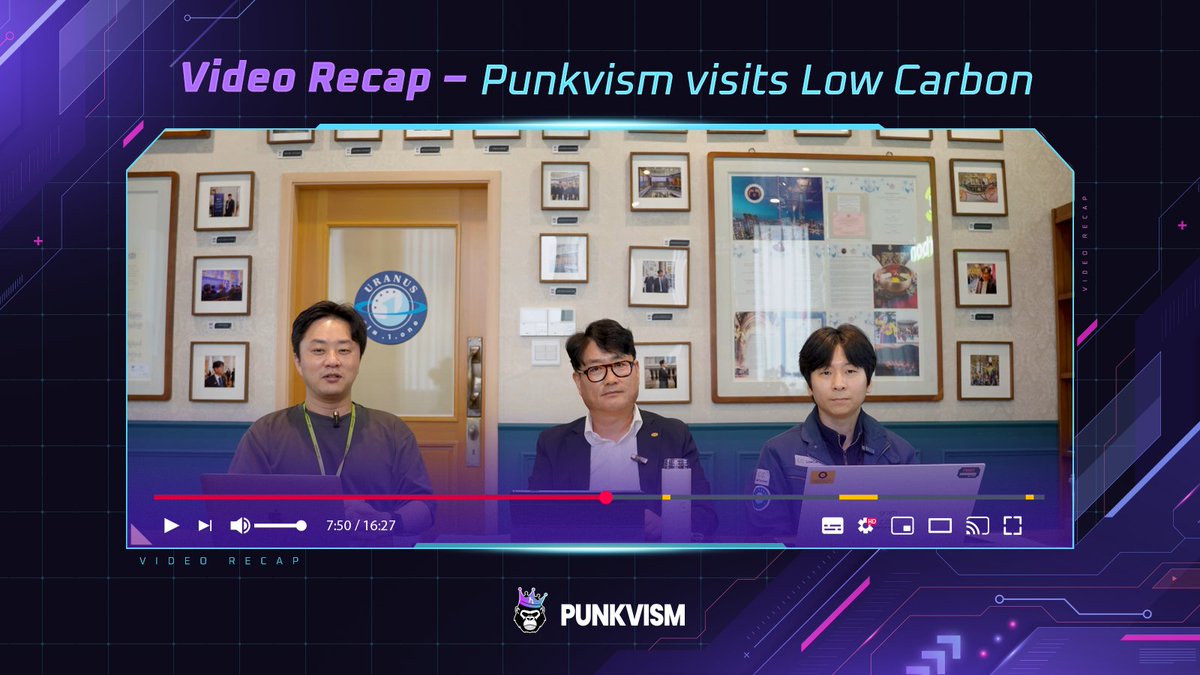 🎥 Video Recap – Punkvism visits Low Carbon

After traveling across Indonesia, Dubai, and India, the Punkvism team made a special stop in Gangjin-gun to meet with Low Carbon, a Korean startup developing cutting-edge tech to fight the climate crisis.

What we learned 👇
🌍 CO₂