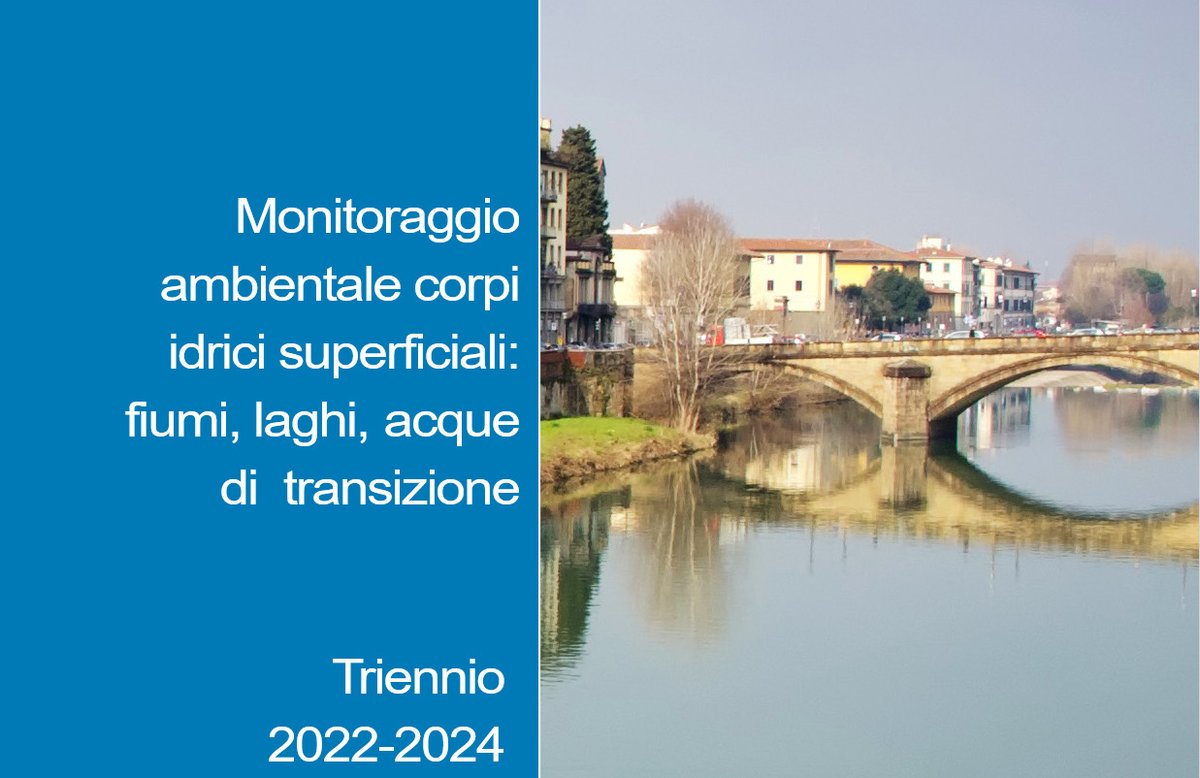 Qualità delle #aque superficiali (#fiumi, #laghi, acque di transizione) in #Toscana nel triennio 2022-2024
➡️ stato ecologico: 30% buono, 49% sufficiente, 19% scarso, 2% cattivo
➡️ stato chimico: 55% buono, 45 % non buono
Trend in calo, online il report
arpat.toscana.it/documentazione…
