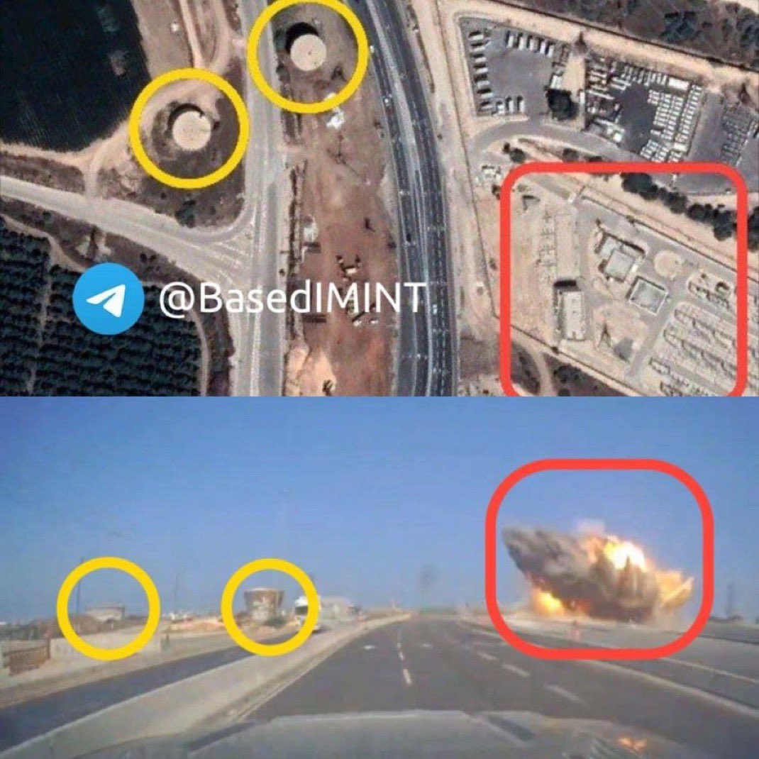 Empiezan los apagones en Israel. La Fuerza Aeroespacial de Irán destruye subestaciones eléctricas como la de Ashod, al sur de Tel Aviv.