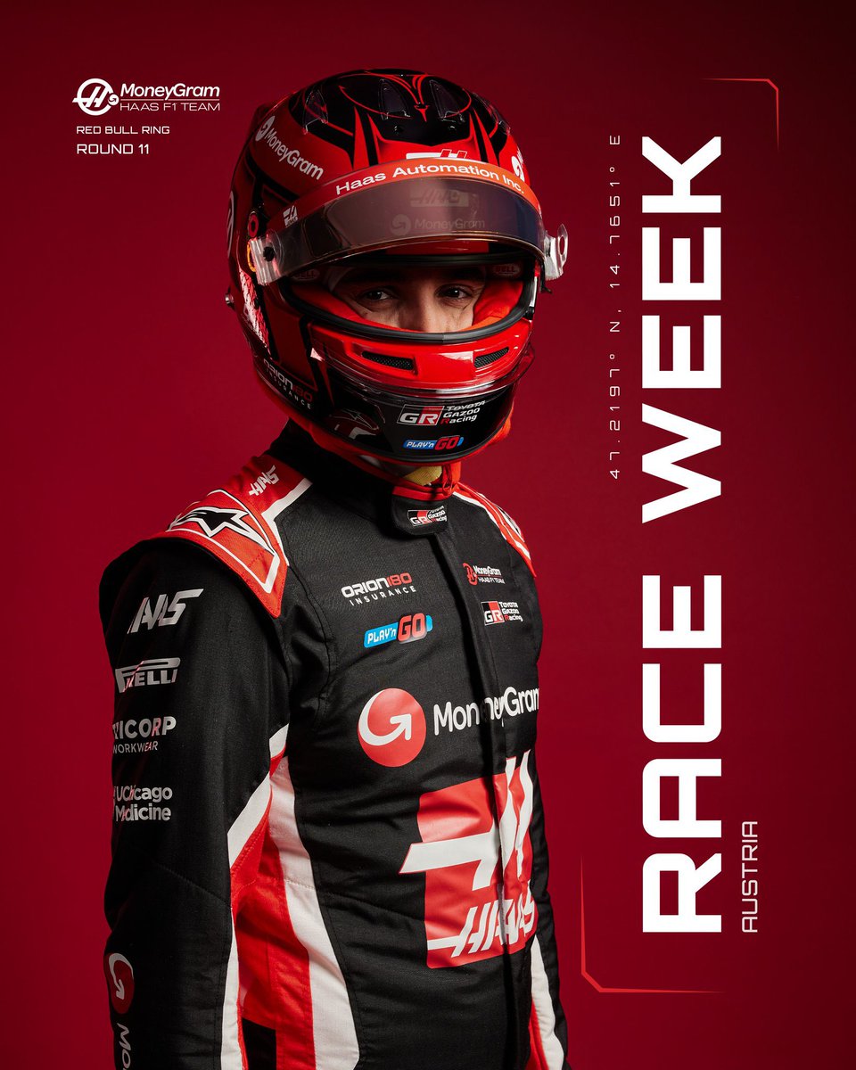 teamhaasfr's tweet image. Bonne semaine de GP à tous 🥳🥰
#F1 #HaasF1 #AustrianGP @HaasF1Team