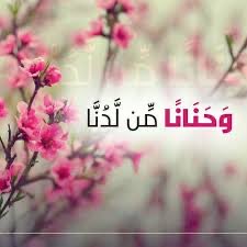 عارف يعني أية 
﴿ وَحَنانًا مِن لَدُنّا ﴾ ؟ مريم الأية ١٣

يعني لما ربنا يختصك بحنانه؛
الحزن اللي تاعبك، يتحول لفرحة تداويك..
والمِحن اللي قلبك مش قادر عليها، تبقى مِنح ترفعك..
والوجع اللي ساكنك، يبقى سبب في رزق و راحة..
والألم اللي جواك، يبقى أمل جديد يبدأ حياتك من جديد.