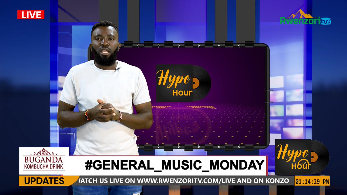 rwenzoritv1's tweet photo. On-Air
#hypehourshow
General Music Monday on the Hype Hour Show this afternoon
Get ready to vibe with the best tunes and share your favorites. Letβs make some noise.
#MusicMonday #Hypehour #goodvibesonly #TuneIn
https://t.co/ugeoZqbk6Y https://t.co/4OW1W196Cs