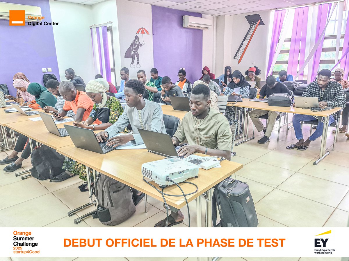 ODC_Mali's tweet photo. 🚀Phase test lancée pour l’#OSC2025 !
Des jeunes talents + des startups à impact = l’innovation responsable pour tous. 
 
#Startup4Good #OrangeDigitalCenter #TechForGood #innovationforgood  #YouthInTech https://t.co/ndn6JwZzwt
