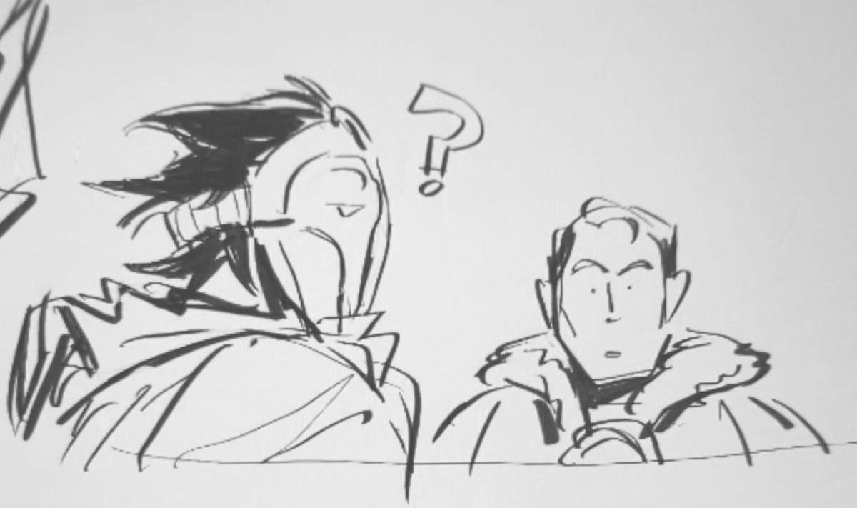 jbgood777's tweet image. back to drawing these two