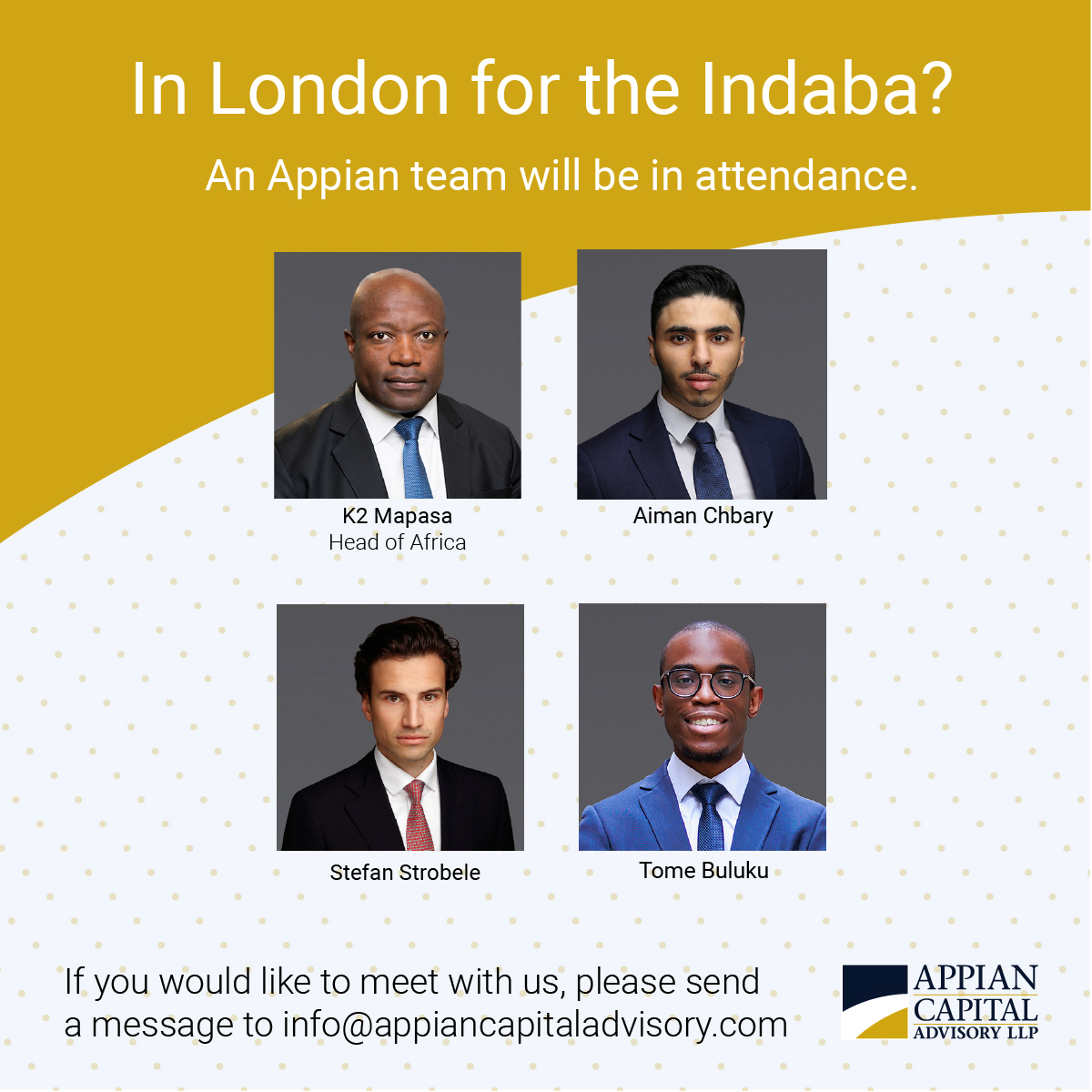 AppianCapital's tweet image. CONFERENCE: Appian’s team will be at the London Indaba! We look forward to meeting you!
You can still register here lnkd.in/d7-NU42z
#LondonIndaba #AppianCapital #mining