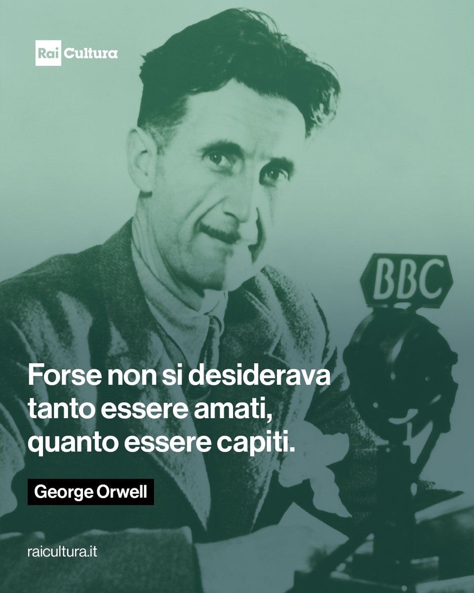 Il #25giugno 1903 nasceva in India lo scrittore George Orwell, pseudonimo di Eric Arthur Blair, autore noto soprattutto per "Omaggio alla Catalogna", "La fattoria degli animali" e "1984".