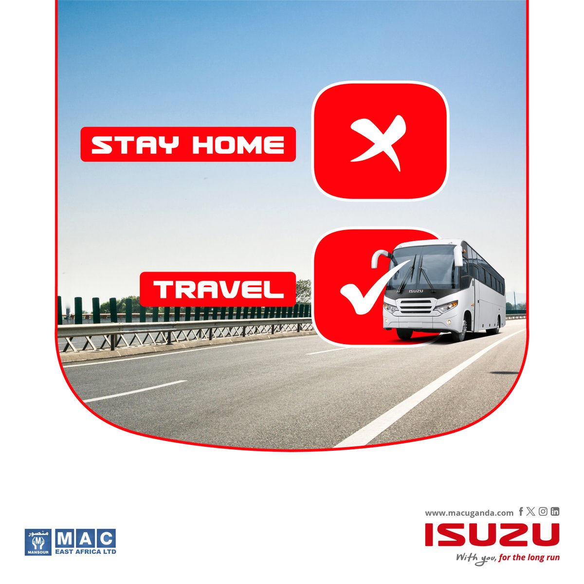 In these evolving times, essential business travel is a necessity. 

Isuzu provides the reliable vehicles to keep your operations moving safely.

#WithYouForTheLongRun || #Isuzu