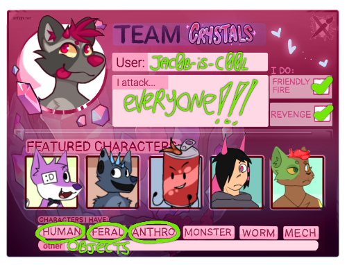 Jac0b_isc00l's tweet photo. Heres my artfight card!!!
https://t.co/651ZQ0GrHr
#artfight #Artfightteamcrystals #artfight2025 https://t.co/rJRUASefat