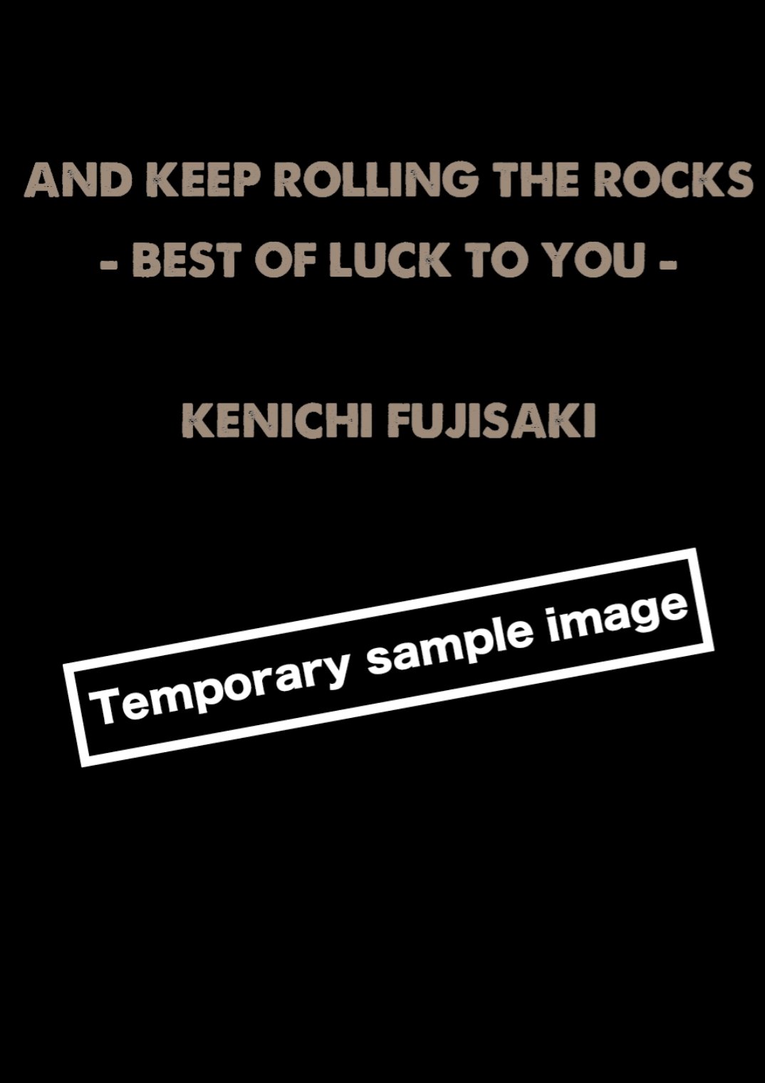 KENICHI FUJISAKI on X: 