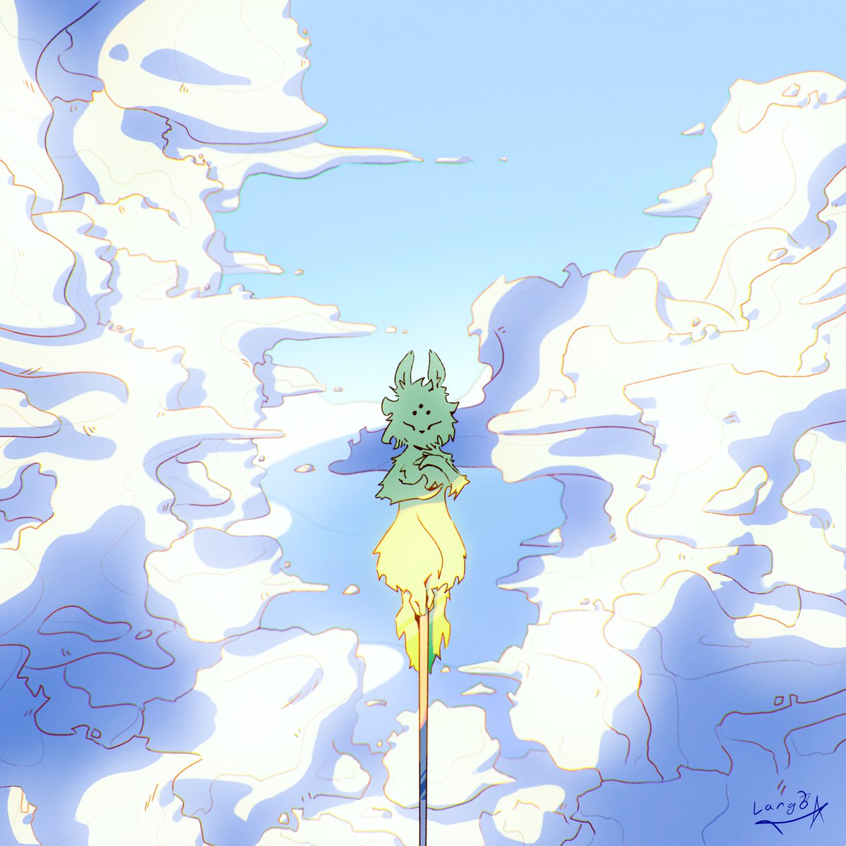 LangoPrawn's tweet image. Saint in Clouds

[#Rainworld #rainworldfanart #illustration #slugcat #digitalart]