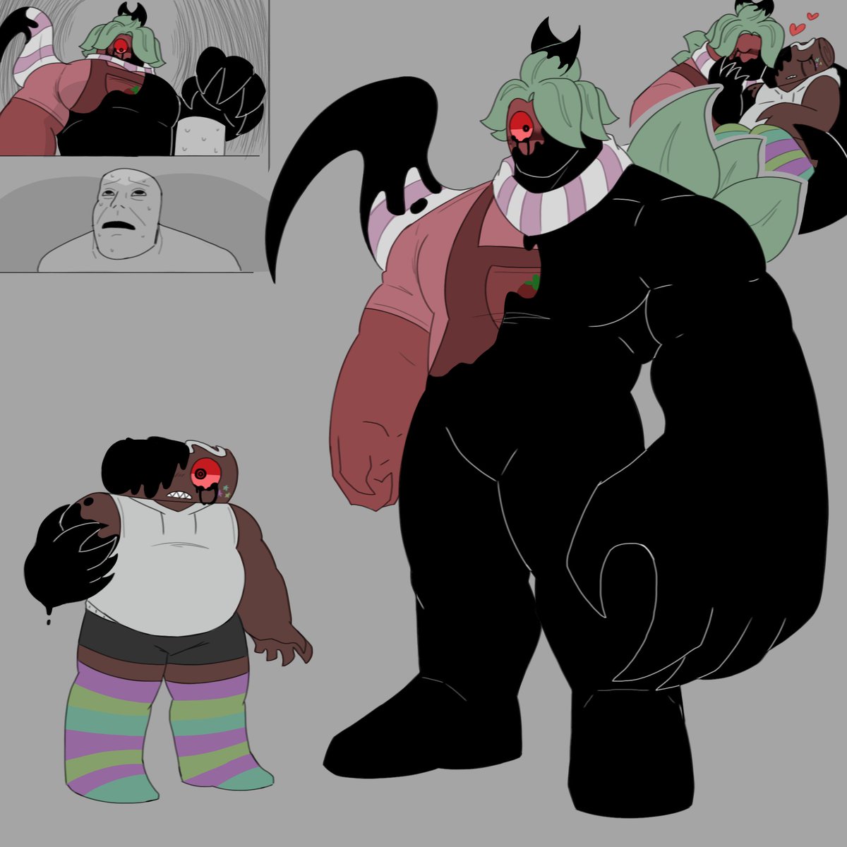 twisted cosmo and sprout
#dandysworld #cosmoxsprout #artist