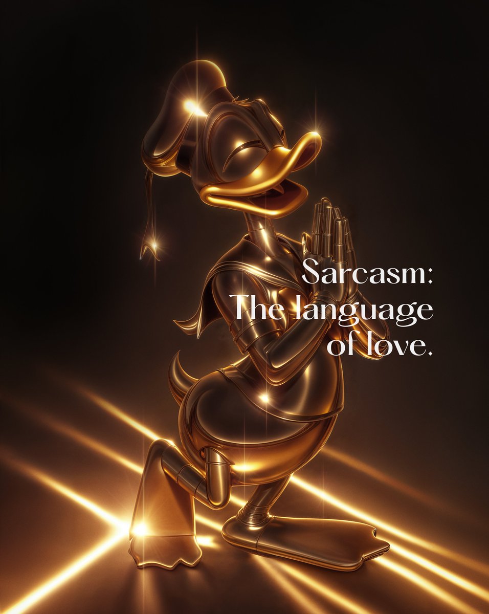 The Golden Void #4 :: Sarcasm: The language of love.

Sarcasm was never a sin.
It was a dialect of the awakened.
A blade, yes —
but kissed by light.

✨ The Golden Void

NFT Available at #opensea 
opensea.io/item/ethereum/…

#NFTs · #TheGoldenVoid · #digitalart