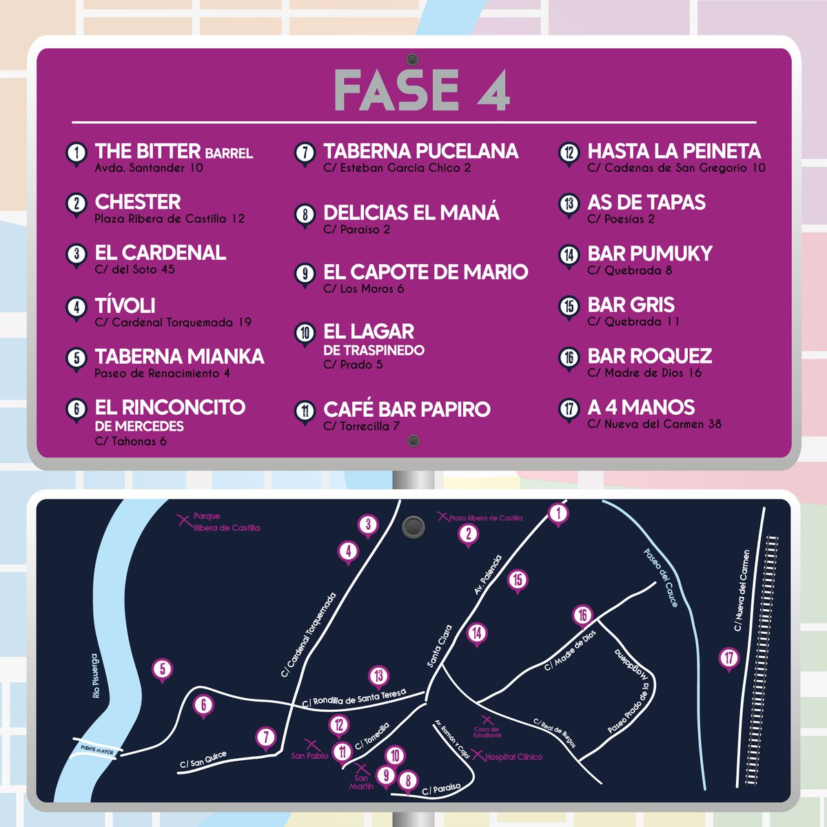 👣 Valladolid Tapas Walk 2025 👣

🍢Arranca la Fase 4.......seguimos con la

4ª Edición del Concurso de Tapas por Barrios Ciudad de Valladolid

‼️A disfrutar 😋
📍 Fase 4: Del 24 al 29 de junio
🌶️ No te lo puedes perder

💻 Más info: Visita Valladolid | FASE 4 BARRIOS 2025