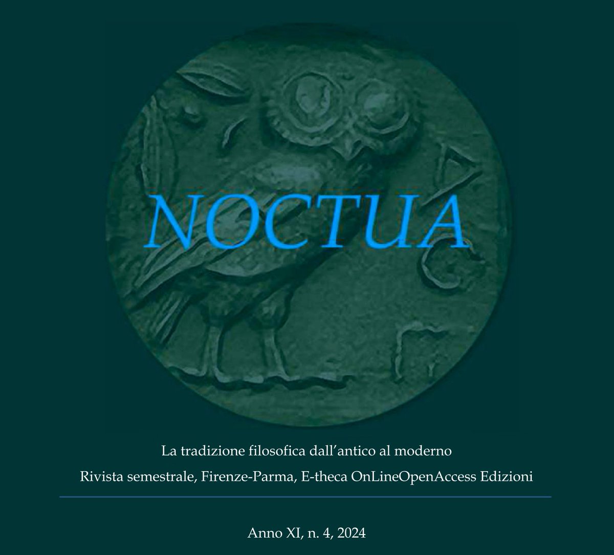 Noctua 11.4 (2024): a paper on the prologues of some 12th-century commentaries on the Isagoge and Categories. buff.ly/zgUdAmg