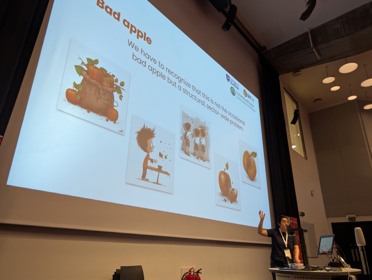 sltcdt's tweet image. We have our first #PhD #talk of the #SLT #CDT Annual #Conference! Now hearing from CDT Cohort 4 student @mi251m speaking about &quot;AdMIRe-ing the View: Lessons from SemEval-2025 Task 1&quot;. slt-cdt.sheffield.ac.uk/annual-confere…