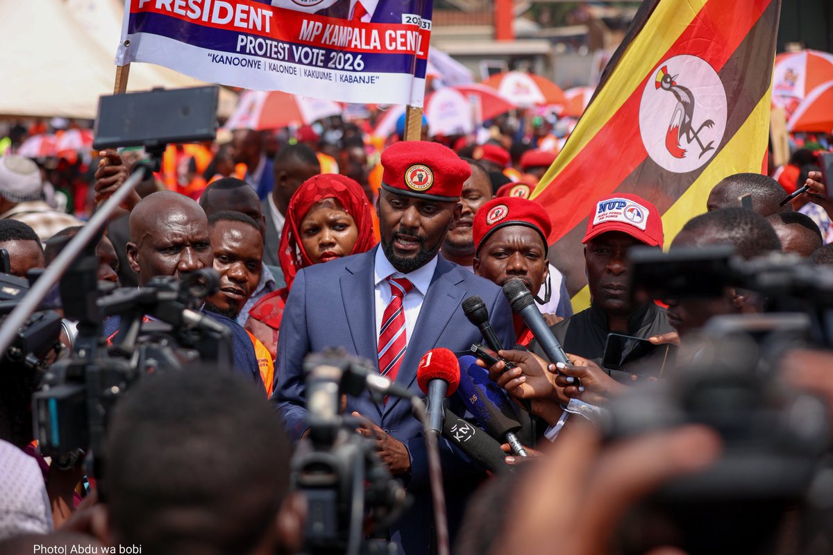 ekyooto's tweet photo. NUP Secretary General Rubongoya has taken it personal as he delivered his expression of interest forms for Kampala Central MP
#EkyootoNews https://t.co/wpOO6yjpxK