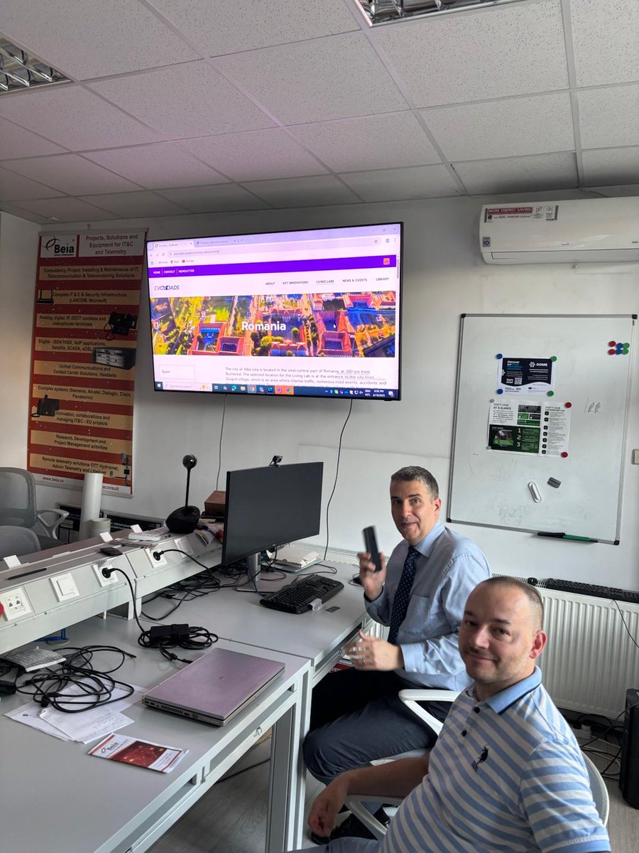 On  June 19th, 2025, a working meeting was held with the partners from the Municipality of Alba Iulia as part of the EvoRoads (evoroads-project.eu) project. The discussion took place at the BEIA Consult headquarters.