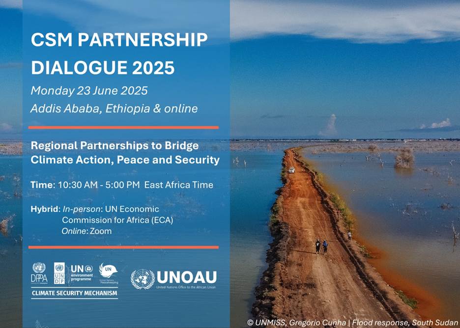 UN Office to the African Union - UNOAU (@unoau_) on Twitter photo Explore how the <a href="/UN/">United Nations</a> is addressing the links between climate, peace, and security 🌍. Visit un.org/csm to learn more about the #ClimateSecurityMechanism, partnerships, and action at the frontlines of climate-related risks. Explore how the <a href="/UN/">United Nations</a> is addressing the links between climate, peace, and security 🌍. Visit un.org/csm to learn more about the #ClimateSecurityMechanism, partnerships, and action at the frontlines of climate-related risks.