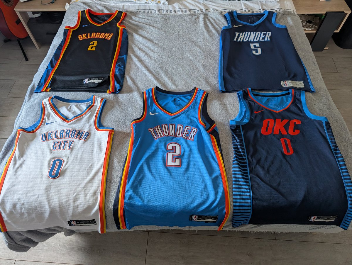 LilFVB's tweet image. Fans du Thunder, c'est le moment de partager vos plus beaux maillots ⚡⚡