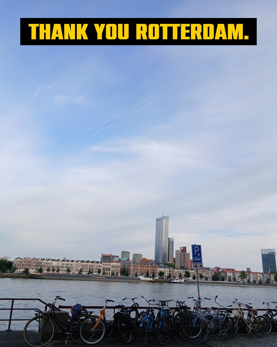 Thank you Rotterdam.