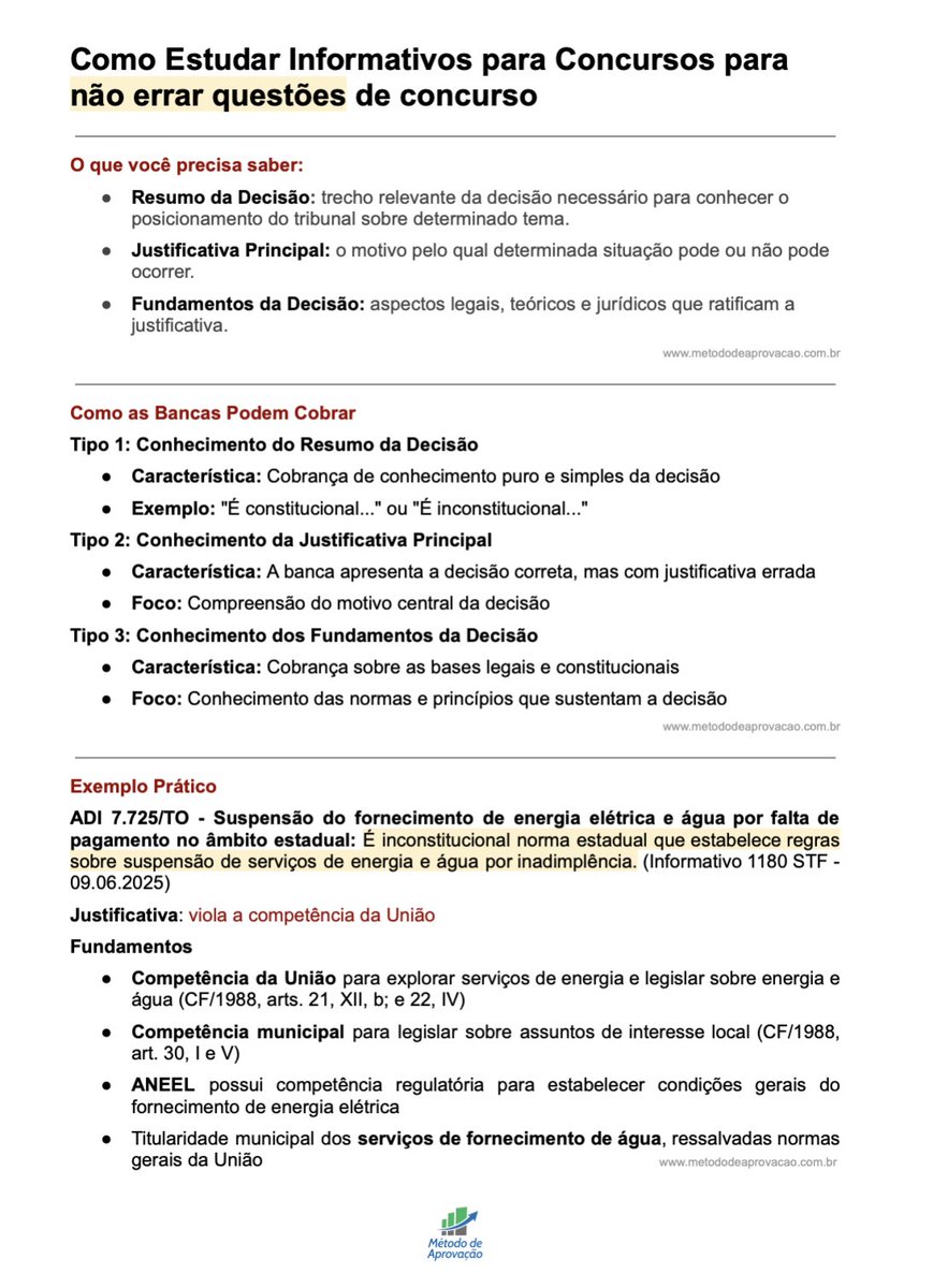 Como as BANCAS de concurso COBRAM os Informativos do STF e STJ
