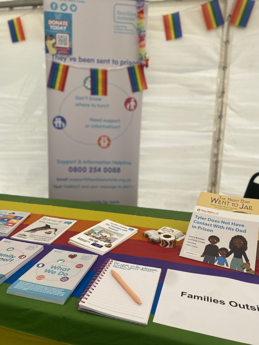 We were at Grampian Pride earlier this month!🌈The Aberdeen rain didn’t stop the crowds at Duthie Park - it was amazing to see so many familiar &amp; new faces. From handing out stickers and resources to powerful chats about imprisonment's impact, it was a day full of meaning &amp; love.