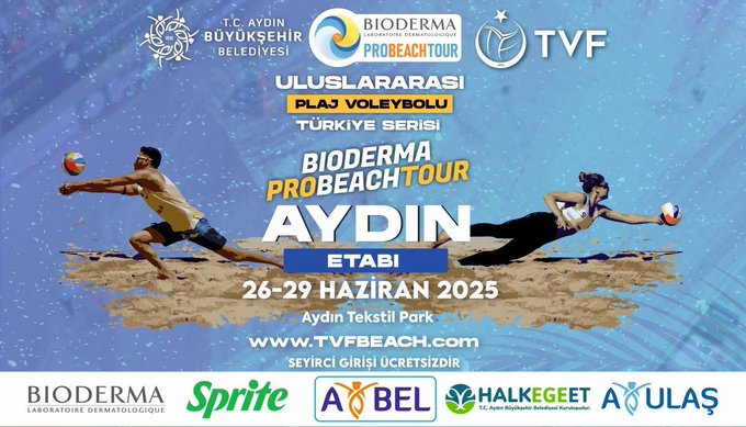 Aydın’da Uluslararası Plaj Voleybolu Heyecanı