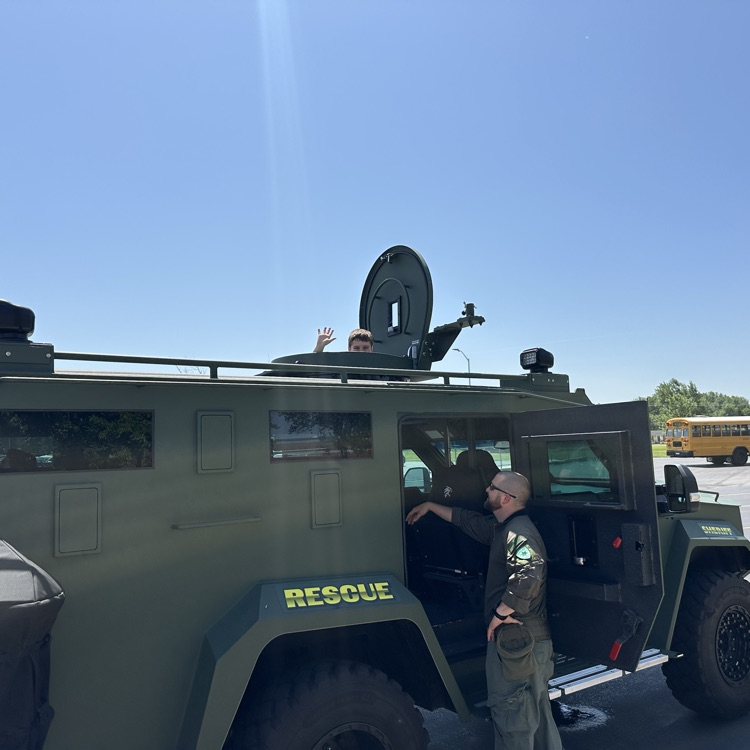 Thank you to Niagara Country Sheriffs Office for a great experience this afternoon for a second grader who won a ride home in a Bearcat! What a fun way to get home from school!